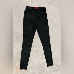 Gorgeous Guess black snake jeans size 26